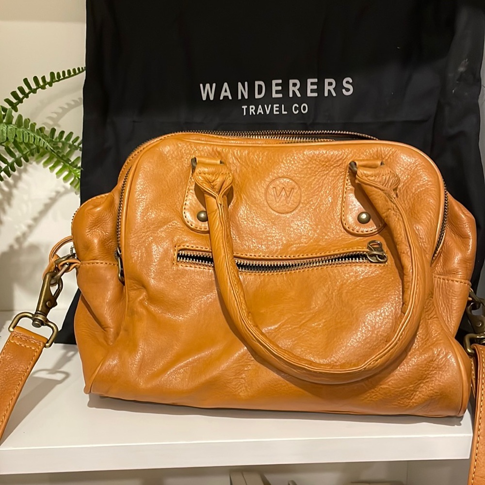Wanderer Travel Co authentic leather bag